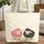 Organic Swirls Pink Black Sheep Green Grass Wildflower Name Scroll - Everyday Tote Quilted Tote Bag - 1