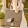 Three Sheep Scrollwork - Personalized Gift for Farmhouse Decor Quilted Tote Bag - 4
