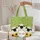 Personalized Sheep Sunflowers Wildflowers - Farmhouse Animal Lover Gift Quilted Tote Bag - 5