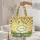 Iridescent Hummingbird Wildflower Meadow - Wildlife Lover Gift Quilted Tote Bag - 5