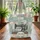 Vintage Sewing Machine Hoop - Farmhouse Decor Crafting Gift Quilted Tote Bag - 3