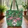 Flamingo Sunglasses Tropical Hibiscus Personalized - Everyday Tote for Flamingo Lover Quilted Tote Bag - 3