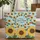 Personalized Sunflowers Wreath Meadow - Farmhouse Decor Garden Lover Gift Quilted Tote Bag - 1