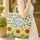 Personalized Sunflowers Wreath Meadow - Farmhouse Decor Garden Lover Gift Quilted Tote Bag - 4