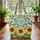 Personalized Sunflowers Wreath Meadow - Farmhouse Decor Garden Lover Gift Quilted Tote Bag - 3