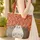 Fluffy Cats Swirling Paisley Flame Personalized - Cat Lover Home Decor Gift Quilted Tote Bag - 4
