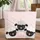 Sheep Heads Heart Noses Floral Wreath Swirling Vines - Everyday Gift for Sheep Lover Quilted Tote Bag - 1
