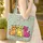Polka Dot Cats with Name Ribbon - Personalized Cat Lover Gift Everyday Tote Quilted Tote Bag - 4