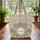 Indian Floral Wreath Botanical Bouquet Scattered Leaves Everyday Style Home Gift Quilted Tote Bag - 3
