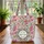 Indian Floral Paisley Filigree Medallion Floral Wreath - Boho Lifestyle Home Decor Gift Quilted Tote Bag - 3