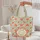 Personalized Lotus Paisley Floral Medallion - Everyday Tote Gift Quilted Tote Bag - 5