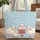 Fluffy Sheep Wildflower Grazing Scene Wooden Sign - Storybook Farm Animal Gift Quilted Tote Bag - 1