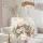 Lush Roses Bouquet Delicate Floral Sprigs Wreath - Lifestyle Accessory Gift For Her Quilted Tote Bag - 5