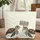 Sea Turtles Starfish Personalized Name Ocean Waves Beach Travel Gift Quilted Tote Bag - 1