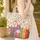 Ornate Books Folk Art Floral Hearts - Everyday Reading Gift for Book Lovers Quilted Tote Bag - 4