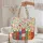 Ornate Books Folk Art Floral Hearts - Everyday Reading Gift for Book Lovers Quilted Tote Bag - 5