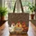 Chickens Wooden Name Sign Vine Leaf Farmhouse Home Decor for Chicken Lover Quilted Tote Bag - 3