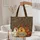 Chickens Wooden Name Sign Vine Leaf Farmhouse Home Decor for Chicken Lover Quilted Tote Bag - 5