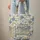 Vintage Books Decorative Spines Blue Roses Butterfly Personalized Scroll - Book Lover Gift Quilted Tote Bag - 6