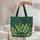 Lily of the Valley Botanical Stars Personalized Floral Name - Nature Lover Gift Quilted Tote Bag - 5