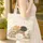 Ginger Cat Black Cat Books Wildflowers Personalized Name - Cat Lover Everyday Gift Quilted Tote Bag - 4