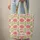Coral Pink Floral Wreath Green Vines - Everyday Gift Quilted Tote Bag - 6