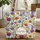 Pansy Poppy Hyacinth Bouquet Wreath - Everyday Tote Flower Lover Gift Quilted Tote Bag - 1