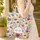 Pansy Poppy Hyacinth Bouquet Wreath - Everyday Tote Flower Lover Gift Quilted Tote Bag - 4