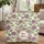 Purple Chrysanthemum Floral Wreath - Everyday Tote Flower Lover Gift Quilted Tote Bag - 1