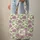 Purple Chrysanthemum Floral Wreath - Everyday Tote Flower Lover Gift Quilted Tote Bag - 6