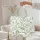 Ornate White Rose Eucalyptus Wreath Wildflower Name - Nature Inspired Everyday Gift Quilted Tote Bag - 5