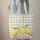 Irregular Grid Lemons Wabi-Sabi Rustic Home Decor Gift Quilted Tote Bag - 6