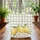 Irregular Grid Lemons Wabi-Sabi Rustic Home Decor Gift Quilted Tote Bag - 3