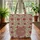 Pomegranate Botanical Folk Art Medallion Personalized - Everyday Gift Quilted Tote Bag - 3