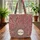 Indian Chintz Flowers Leaves Birds - Everyday Tote Boho Lifestyle Present for Daily Errands Quilted Tote Bag - 3