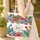 Peacock Kingfisher Tropical Hibiscus Personalized Name - Wildlife Lover Gift Quilted Tote Bag - 4