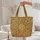 Floral Wreath Botanical Medallion Lush Flowers Vines - Garden Lover Gift Quilted Tote Bag - 5
