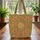 Floral Wreath Botanical Medallion Lush Flowers Vines - Garden Lover Gift Quilted Tote Bag - 3