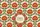 Indian Folk Art Red Yellow Floral Wreath Name Everyday Carry Gift Quilted Tote Bag - 7