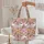 White Crane Citrus Blossom - Everyday Tote Wildlife Lover Gift Quilted Tote Bag - 5