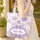Tropical Palm Leaves Botanical Cartouche Personalized Name - Everyday Travel Tote Quilted Tote Bag - 4