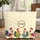 Four Roosters Yarn Balls Floral Wreath Organic Meander - Everyday Carry for Craft Lovers Quilted Tote Bag - 1