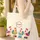 Four Roosters Yarn Balls Floral Wreath Organic Meander - Everyday Carry for Craft Lovers Quilted Tote Bag - 4