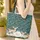 Fawns Golden Vines Wildflowers Personalized Name - Nature Lover Everyday Gift Quilted Tote Bag - 4