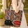 Black Cat Vintage Books Floral Wreath - Cat Lover Literary Home Decor Gift Quilted Tote Bag - 4
