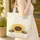 Golden Sunflower Honeybee Vine Leaf Hoop Frame - Everyday Tote for Nature Lover Quilted Tote Bag - 4