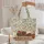 Autumn Pinecones Maple Oak Leaves Rustic Sign - Farmhouse Fall Decor Gift Quilted Tote Bag - 5
