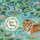 Tiger Lotus Water Ripples Floral Wreath Name - Wildlife Lover Gift Quilted Tote Bag - 7