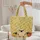 Sheep Botanical Folk Art Name Hoop - Personalized Gift Quilted Tote Bag - 5