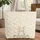Rabbit Curved Scroll Botanical Butterflies - Everyday Tote for Nature Lover Quilted Tote Bag - 1